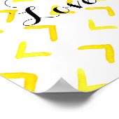 Poster Vrai personnaliser d'amour msg (Coin)