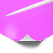 Poster Vrai romance poème motif rose (Coin)