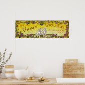 Poster Vraie Violette LabelParis, France (Cuisine)