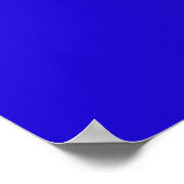 Poster Vraiment bleu (Coin)