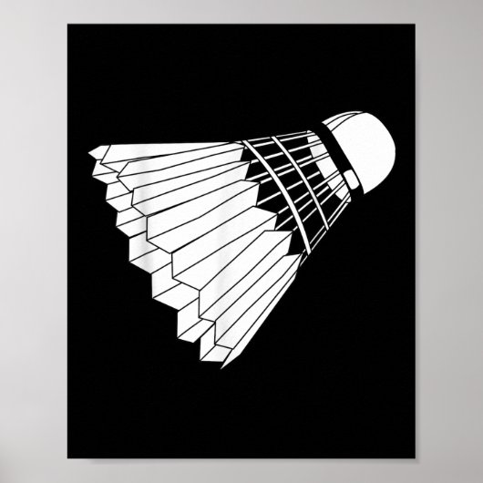 Poster Vraiment comme le volant de badminton (Devant)