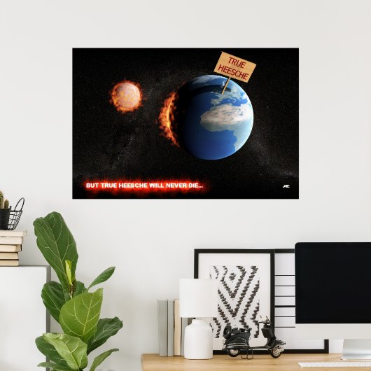 Poster Vraiment Heesche ! (Bureau à domicile)