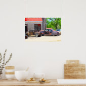 Poster Vraiment vieilles voitures d'occasion (Cuisine)