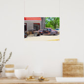 Poster Vraiment vieilles voitures d'occasion (Cuisine)