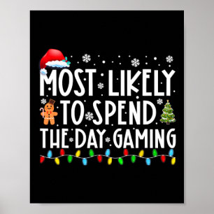 Poster Vraisemblablement Passer La Journée Jeu Jeu Joueur