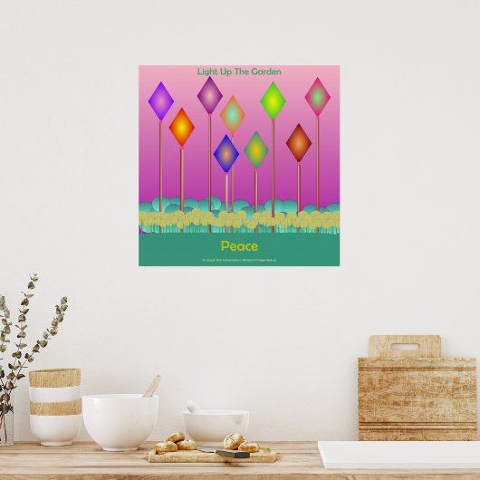 Poster - Vredestuin (Keuken)