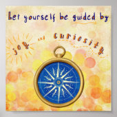 Poster - vreugde en nieuwsgierigheid (Voorkant)