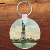 Poster "Vrijheidsbeeld". New York. Sleutelhanger (Voorkant)