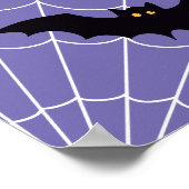 Poster "Vrolijk en griezelig Halloween!" (Hoek)