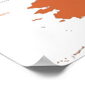 Poster - VS met kapitaalsteden (Hoek)