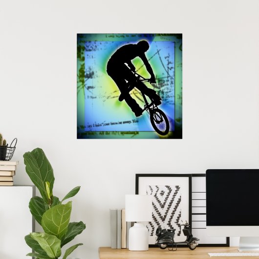 POSTER VTT BMX (Bureau à domicile)