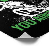 Poster VTT Cyclisme Si Idée Aint Flyin You (Coin)