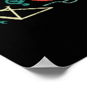 Poster VTT en parties cycliste enduro (Coin)