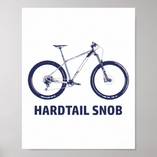 Poster VTT Hardtail Snob (Devant)