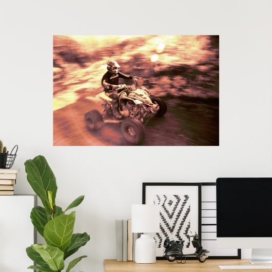 Poster VTT hors route (Bureau à domicile)