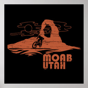 Poster Vtt Moab - Utah Vélo de montagne