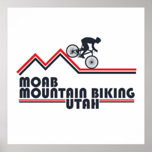 Poster Vtt Utah - Moab Vélo Tout Terrain