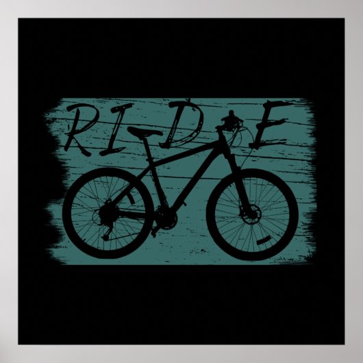 Poster vtt vintage (Devant)