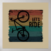 Poster VTT vintage (Devant)