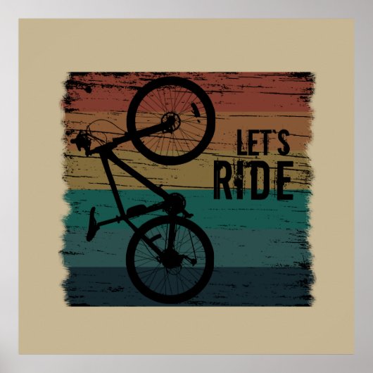 Poster VTT vintage (Devant)