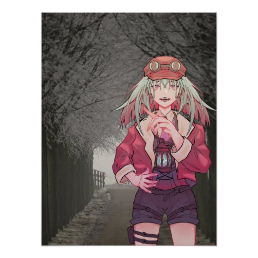Poster VTuber hiver, route. (Devant)