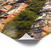 Poster Vue aérienne de Boston (Coin)