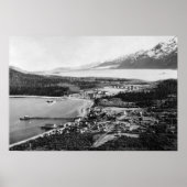 Poster Vue aérienne de Haines, Alaska (Devant)