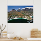 Poster Vue Aérienne De La Côte Atlantique Montrant Clifto (Cuisine)