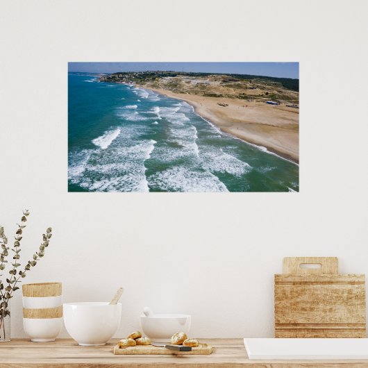 Poster Vue aérienne de la côte de la mer Noire d'Istanbul (Cuisine)