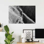 Poster Vue aérienne de la montagne (Bureau à domicile)