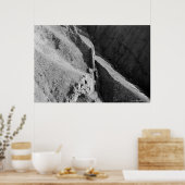Poster Vue aérienne de la montagne (Cuisine)