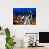 Poster Vue aérienne de La Rambla (Bureau à domicile)