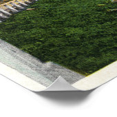 Poster Vue aérienne de la rivière Ausable près de Wilming (Coin)