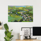 Poster Vue aérienne de la ville 6 (Bureau à domicile)