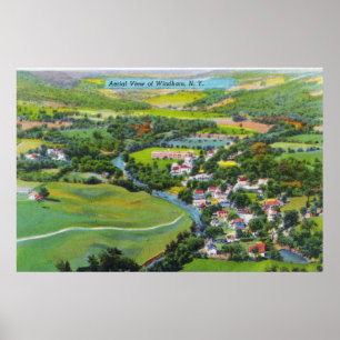 Poster Vue aérienne de la ville 6