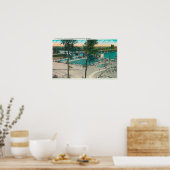 Poster Vue aérienne de la zone de baignade (Cuisine)