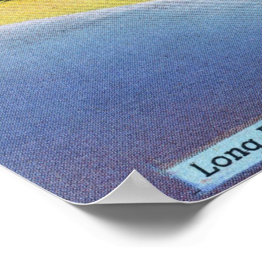 Poster Vue aérienne de Long Beach à York Beach (Coin)