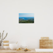 Poster Vue aérienne de Menorca depuis le sommet de Monte  (Cuisine)