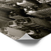 Poster Vue aérienne de New York City (Coin)