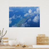 Poster Vue aérienne de Rangiroa (Cuisine)