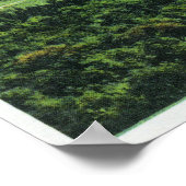 Poster Vue aérienne de Saranac Inn Golf Course & (Coin)