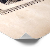 Poster Vue aérienne de Schenectady, New York (1882) (Coin)