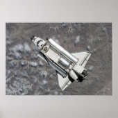 Poster Vue aérienne de Space Shuttle Discovery (Devant)