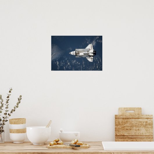 Poster Vue aérienne de Space Shuttle Discovery 3 (Cuisine)