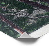 Poster Vue aérienne de TownGuerneville, CA (Coin)