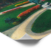 Poster Vue aérienne des jardins publics, Beacon Hill (Coin)