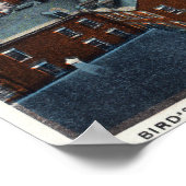 Poster Vue aérienne des moulins et du canal (Coin)