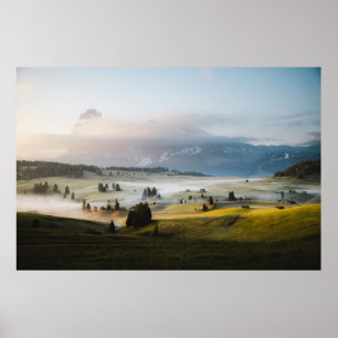 POSTER VUE AÉRIENNE DES TERRES