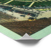 Poster Vue aérienne du champ Wrigley # 2Chicago, IL (Coin)