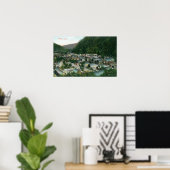 Poster Vue aérienne du CityMurray, ID (Bureau à domicile)